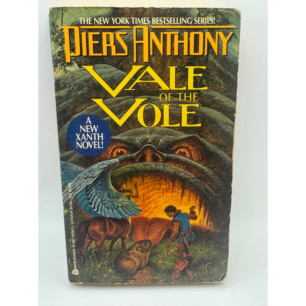 Piers Anthony Vale of the Vole Xanth Novel 10 Paperback 1987